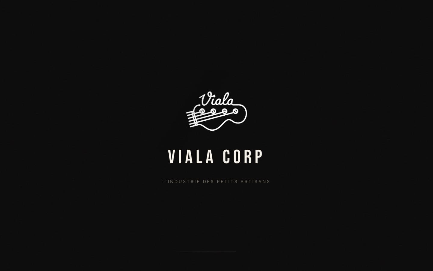 Capture d'écran du site Viala Corp